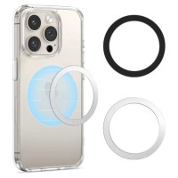 Tech-Protect MMP-110 2in1 Magnetic Ring with MagSafe - Silver-Black