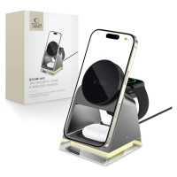 Tech-Protect QI15W-A43 3in1 Wireless Charger with MagSafe for Apple Devices - Black