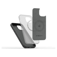 Tech-Protect Silicone PUZ MagSafe iPhone 15 Case - Gray