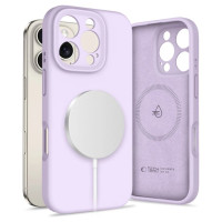 Tech-Protect Liquid Silicone MagSafe Case for iPhone 16 Pro Max - Purple