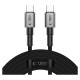 Tech-Protect UltraBoost DNA USB-C PD100W/5A Cable 300cm - Gray