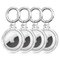 Tech-Protect Icon 4-pack Case for Apple AirTag - Transparent