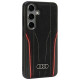 Audi Genuine Leather MagSafe S24 S921 black-red hardcase AU-TPUPCS24-R8/D3-RD