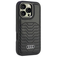 Audi Synthetic Leather MagSafe iPhone 16 Pro 6.3" black/black hardcase AU-TPUPCMIP16P-GT/D3-BK