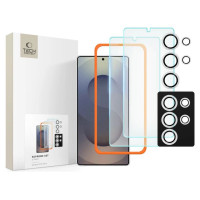 Tech-Protect Supreme Set for Samsung Galaxy S25 Ultra 2x Tempered Glass Screen Protector / Camera Tempered Glass - Clear