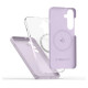 Tech-Protect Liquid Silicone MagSafe Case for Samsung Galaxy S25+ - Pink