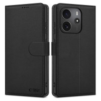 Tech-Protect Wallet Case for Xiaomi Redmi Note 14 4G / LTE - Matte Black