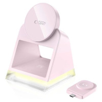 Tech-Protect QI15W-A43 3in1 MagSafe Inductive Charger - Pink