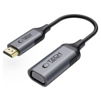 Tech-Protect UltraBoost HDMI / VGA FULL HD 60 Hz adapter - black