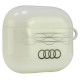 Audi IML Geometric Pattern AirPods 3 Case - White