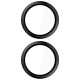 3Mk Protection Hardy Lens Protection Pro Black Glass for Camera Objects on Apple iPhone 16 / 16 Plus - Black