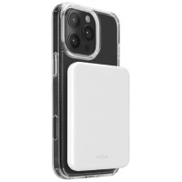 Puro Powerbank Puro Mag Plus 5000mAh 20W Qi2 compatible with MagSafe 1x USB-C Power Delivery - white