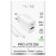 Puro PROLITE 30W USB-A / USB-C wall charger + USB-C - USB-C cable 1.2m - white