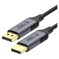 Tech-Protect UltraBoost DisplayPort to DisplayPort 1.4 4K 60Hz Cable 2m - Black