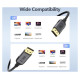 Tech-Protect UltraBoost DisplayPort to DisplayPort 1.4 4K 60Hz Cable 2m - Black