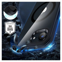 ESR Classic Hybrid Halolock MagSafe iPhone 16e Case - Clear-Black