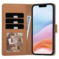 Tech-Protect Wallet Case for Samsung Galaxy A56 5G - Brown