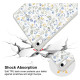 Tech-Protect SC Pen Case for iPad 10.9" 2022 (10th gen.) / 11" 2025 (11th gen.) - Daisies with Leaves