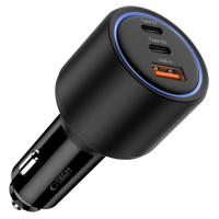 Tech-Protect CC04 3-port PD175W car charger - black