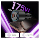 Tech-Protect CC04 3-port PD175W car charger - black