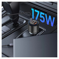 Tech-Protect CC04 3-port PD175W car charger - black