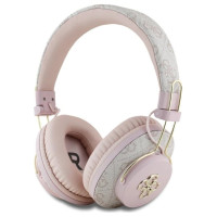 Guess ENC Metal 4G Logo On-Ear Headphones - Pink