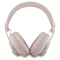 Guess ENC Metal 4G Logo On-Ear Headphones - Pink
