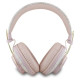 Guess ENC Metal 4G Logo On-Ear Headphones - Pink