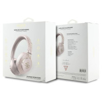 Guess ENC Metal 4G Logo On-Ear Headphones - Pink
