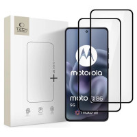 Tech-Protect Glass Fit+ 2-pack Tempered Glass Motorola Moto G86 5G / G86 5G Power - Black