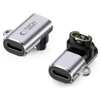 Tech-Protect Ultraboost USB-C Angle Adapter for Garmin Watch - Gray