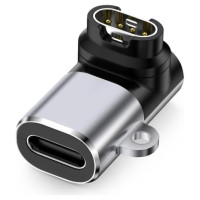 Tech-Protect Ultraboost USB-C Angle Adapter for Garmin Watch - Gray