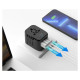 Tech-Protect TA200 EU / UK / US / AU adapter - black