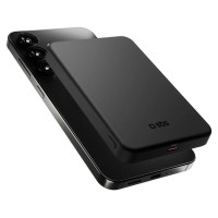 SBS Mag Power Qi2 5000 mAh Powerbank Compatible with MagSafe - Black