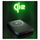 SBS Mag Power Qi2 5000 mAh Powerbank Compatible with MagSafe - Black
