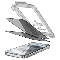 Tech-Protect Quick Set Spy+ Privacy Glass 2-pack for iPhone 15 / 16