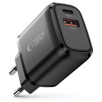 Tech-Protect NCA30 PD 30W / QC3.0 USB-A / USB-C wall charger - black