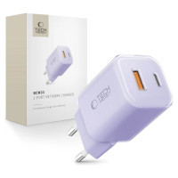 Tech-Protect NCM33 PD 33W QC3.0 USB-C / USB-C Wall Charger - Purple