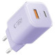 Tech-Protect NCM33 PD 33W QC3.0 USB-C / USB-C Wall Charger - Purple