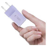 Tech-Protect NCM33 PD 33W QC3.0 USB-C / USB-C Wall Charger - Purple