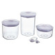 Gastroback 46110 Vacuum Canister 3pcs Round