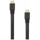 Sbox HDMI-HDMI 1.4 Flat M/M 1.5m HDMI-FLAT-15B Black