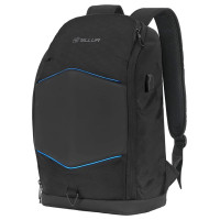 Tellur 15.6 Notebook Backpack Illuminated Strip, USB port, black