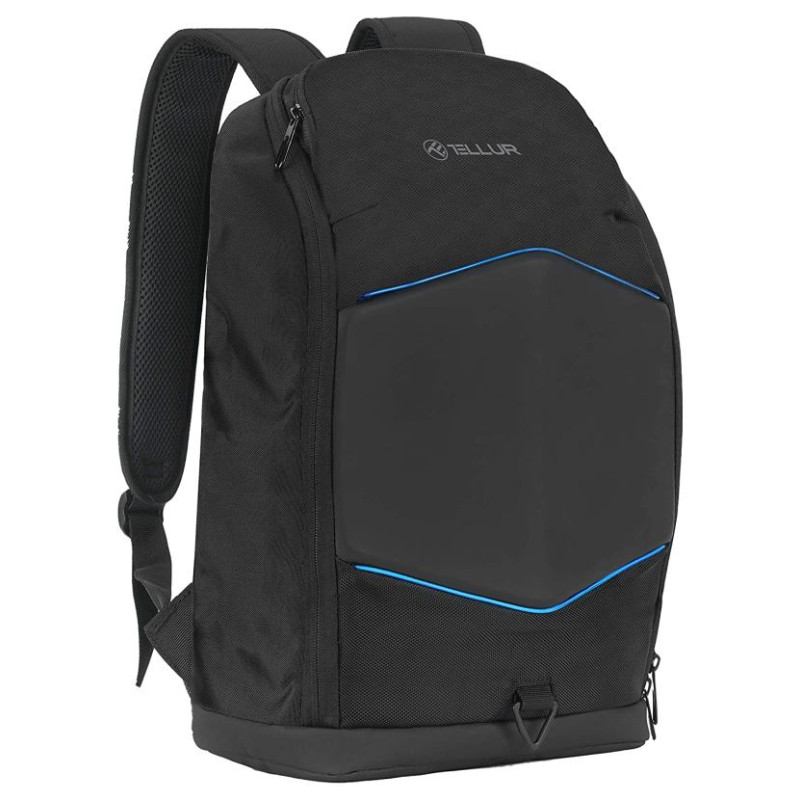 Tellur 15.6 Notebook Backpack Illuminated Strip, USB port, black