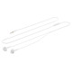 Tellur In-Ear Headset Fly, Noise Reduction Memory Foam Ear Plugs White