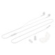 Tellur In-Ear Headset Fly, Noise Reduction Memory Foam Ear Plugs White