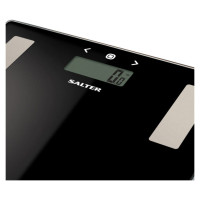 Salter 9150 BK3R Black Glass Analyser Bathroom Scales