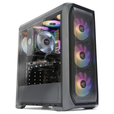 Zalman N5 MF ATX, RGB fan x4, Mesh