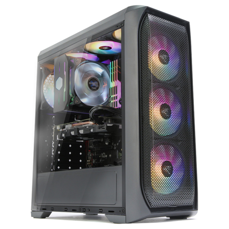 Zalman N5 MF ATX, RGB fan x4, Mesh