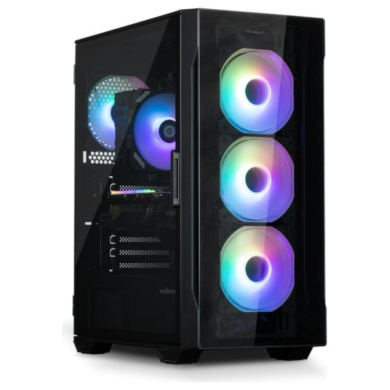 Zalman I3 NEO TG Black, RGB fan x4